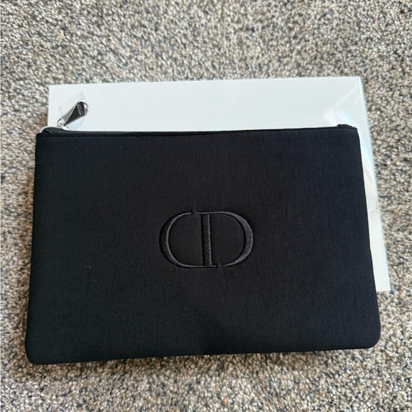 Dior Handbags - Dior Black Zipper Pouch